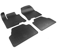 Walser DirtGuard Gummi Fussmatten Auto für Hyundai Kona 06/2017-2023, 100% passgenaue Auto Fußmatten, robuste Universal Fußmatte Auto, Gummimatten Auto