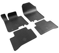 WALSER DirtGuard Gummi Fussmatten Auto für Kia Sportage V 09/2021 - Heute, Hyundai Tucson 10/2020 - Heute, 100% passgenaue Auto Fußmatten, robuste Universal Fußmatte Auto, Gummimatten Auto