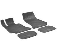 WALSER DirtGuard Gummi Fussmatten Auto für Mercedes-Benz E-Klasse Coupe (C238)/E-Klasse Cabriolet (A238) 12/2016-Heute, 100% passgenaue Auto Fußmatten, robuste Universal Fußmatte Auto