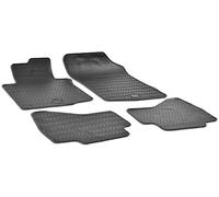 Walser DirtGuard Gummi Fussmatten Auto für Peugeot 107, Peugeot 108, Citroen C1, Toyota Aygo, 100% passgenaue Auto Fußmatten, robuste Universal Fußmatte Auto, Gummimatten Auto