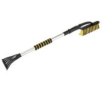Walser Eiskratzer Auto, ausziehbarer Eiskratzer Auto mit Besen, 3in1 Auto Schneebesen mit Auto Eiskratzer, Schneebesen Auto mit Ice Breaker, Scheibenkratzer Auto mit Teleskop Stange 88-115 cm