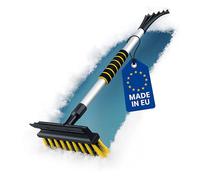 Walser Bürste mit Eiskratzer und Gummilippe teleskopierbar - 3in1- 60-90 cm