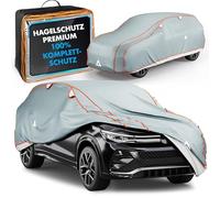 WALSER Hagelschutzplane Autoabdeckung, Belohnung sehr gut* Hagelschutzhülle, TÜV Österreich geprüft* Hagelschutzplane Perma Protect Complete, Garagenabdeckung Größe 7 grau