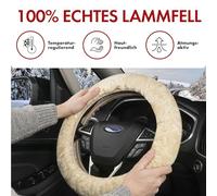 Walser Lenkradhülle Lammfell beige 1-teilig Lenkradhülle