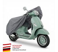 Motorrad-Garage, Vespa-Abdeckung wasserdicht Größe S - 185 x 90 x 110 cm grau