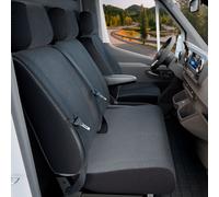 WALSER Passform Auto-Sitzbezug, Transporter-Schonbezug Stoff kompatibel mit VW
