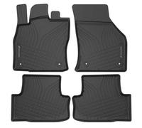 WALSER Premium Fussmatten Auto für Skoda Karoq (NU7, ND7) 07/2017-Heute, 100% passgenaue Gummimatten Auto - Made in EU, robuste Fußmatten Auto, Auto Fußmatten, Fußmatte Auto