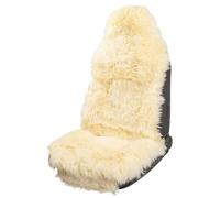 WALSER Lammfell Sitzauflage Marla, 100% Lammfell Autositz Sitzauflage beige