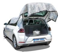 WALSER Premium Schattennetz Auto Hund Stay Cool, Auto-Sonnenschutz 4x6m Sonnenschutzfolie Auto mit UV-Schutz, Hitzeschutz Auto, Auto Sonnenschutz Camping Sonnensegel mit Ösen