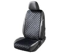 WALSER Premium Sitzauflage Auto Luxor aus edel abgestepptem Velours-Material, 1 Sitzschoner Auto für Sitzfläche und Lehne, Universelle PKW Sitzauflage für Vordersitze PKW, Sitzbezug