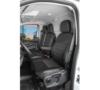 Passform Premium Sitzbezug für Peugeot Expert 2016-Heute, 1 Einzelsitzbezug vorne + Armlehnenbezug, 1 Doppelbankbezug