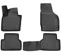 WALSER XTR Gummi Fussmatten Auto für Audi Q3 2015-03/2020, 100% passgenaue Auto Fußmatten, robuste Universal Fußmatte Auto, Gummimatten Auto, Auto Fussmatten Gummi, Auto Gummimatten