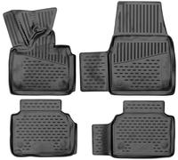 WALSER XTR Gummi Fussmatten Auto für BMW i3 08/2013-2022, 100% passgenaue Auto Fußmatten, robuste Universal Fußmatte Auto, Gummimatten Auto, Auto Fussmatten Gummi, Auto Gummimatten