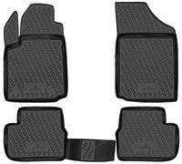 WALSER XTR Gummi Fussmatten Auto für Citroen C3 1 2002-2009, 100% passgenaue Auto Fußmatten, robuste Universal Fußmatte Auto, Gummimatten Auto, Auto Fussmatten Gummi, Auto Gummimatten