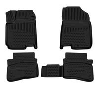 WALSER XTR Gummi Fussmatten Auto für Hyundai i20 3 (BC3, BI3) 08/2020-Heute, 100% passgenaue Auto Fußmatten, robuste Universal Fußmatte Auto, Gummimatten Auto, Auto Fussmatten Gummi