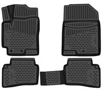 Walser XTR Gummi Fussmatten Auto für Kia Stonic (YB) 07/2017-Heute, 100% passgenaue Auto Fußmatten, robuste Universal Fußmatte Auto, Gummimatten Auto, Auto Fussmatten Gummi