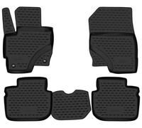 WALSER XTR Gummi Fussmatten Auto für Mitsubishi Colt 6 Facelift 2008-12/2012, 100% passgenaue Auto Fußmatten, robuste Universal Fußmatte Auto, Gummimatten Auto, Auto Fussmatten Gummi