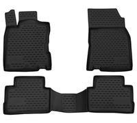 WALSER XTR Gummi Fussmatten Auto für Nissan Qashqai 2 SUV (J11) 11/2013-2021, 100% passgenaue Auto Fußmatten, robuste Universal Fußmatte Auto, Gummimatten Auto, Auto Fussmatten Gummi