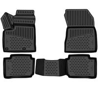 Walser XTR Gummi Fussmatten Auto für Nissan Qashqai 3 Hybrid-Version e-Power (J12) 2021-2025, 100% passgenaue Auto Fußmatten, robuste Universal Fußmatte Auto, Gummimatten Auto, Auto Fussmatten Gummi