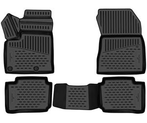 Walser XTR Gummi Fussmatten Auto für Nissan Qashqai 3 Hybrid-Version e-Power (J12) 2021-2025, 100% passgenaue Auto Fußmatten, robuste Universal Fußmatte Auto, Gummimatten Auto, Auto Fussmatten Gummi