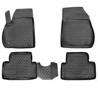 WALSER XTR Gummi Fussmatten Auto für Opel Zafira Tourer C (P12), 5 Sitze 2011-Heute, 100% passgenaue Auto Fußmatten, robuste Universal Fußmatte Auto, Gummimatten Auto, Auto Fussmatten Gummi