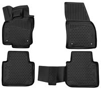 Walser XTR Gummi Fussmatten Auto für Seat Tarraco (KN2) 09/2018-2024, 100% passgenaue Auto Fußmatten, robuste Universal Fußmatte Auto, Gummimatten Auto, Auto Fussmatten Gummi