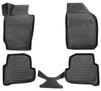 WALSER XTR Gummi Fussmatten Auto für Skoda Fabia 3 2014-2018, 100% passgenaue Auto Fußmatten, robuste Universal Fußmatte Auto, Gummimatten Auto, Auto Fussmatten Gummi, Auto Gummimatten