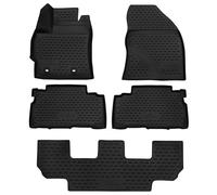 Walser XTR Gummi Fussmatten Auto kompatibel mit Toyota Verso (R2) 2013-2018, 100% passgenaue Auto Fußmatten, robuste Universal Fußmatte Auto, Gummimatten Auto, Auto Fussmatten Gummi, Auto Gummimatten
