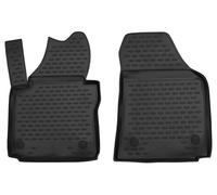 WALSER XTR Gummi Fussmatten Auto für VW Caddy 3 Kasten/Großraumlimousine 03/2004-05/2015, 100% passgenaue Auto Fußmatten, robuste Universal Fußmatte Auto, Gummimatten Auto