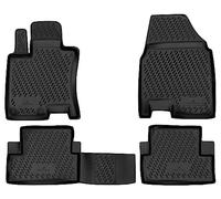 WALSER XTR Gummi Fussmatten Auto für VW eGolf 2014-2021, 100% passgenaue Auto Fußmatten, robuste Universal Fußmatte Auto, Gummimatten Auto, Auto Fussmatten Gummi, Auto Gummimatten