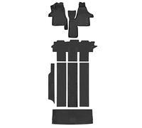 WALSER XTR Gummi Fussmatten Auto für VW Multivan T5 04/2003-08/2015, VW Multivan T6 04/2015-2019, 100% passgenaue Auto Fußmatten, robuste Universal Fußmatte Auto, Gummimatten Auto