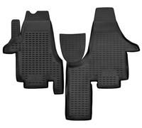 WALSER XTR Gummi Fussmatten Auto für VW Multivan T6 2015-2019, 100% passgenaue Auto Fußmatten, robuste Universal Fußmatte Auto, Gummimatten Auto, Auto Fussmatten Gummi, Auto Gummimatten