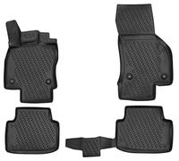 Walser XTR Gummi Fussmatten Auto für VW Passat (B8) 08/2014-2023, 100% passgenaue Auto Fußmatten, robuste Universal Fußmatte Auto, Gummimatten Auto, Auto Fussmatten Gummi, Auto Gummimatten