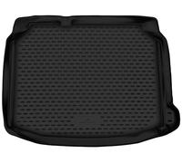 WALSER XTR Kofferraumwanne für Seat Leon Schrägheck (5F1) 5-Türer 2012-2020, 100% passgenaue Antirutschmatte Auto, Gummimatte Auto, Kofferraum Schutzmatte, Auto Gummimatten