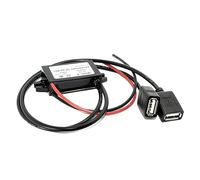 Wandler 12V 24V To 5V 3A 15W DC DC Converter Buck Module Power Supply Regulator For Car Charger Dual USB Output(12V-5V 3A 2USB T2)