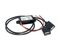 Wandler 12V 24V To 5V 3A 15W DC DC Converter Buck Module Power Supply Regulator For Car Charger Dual USB Output(12V24V-5V 3A 2USB C2)