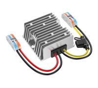 Wandler 24V auf 12V, Spannungswandler 24 auf 12 Volt 30A 360W mit Sicherung Wasserdicht und Schnellverbinder Kabelverbinder, 24V auf 12V Spannungswandler für Golfwagen Light Truck. DC15-40V Eingang