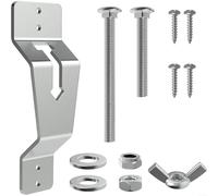 Wandmontierter Reserveradhalter für Anhänger | Robuste Stahlhalterung mit 6,1 cm Verriegelungsplatte und verstellbaren Bolzen | Einfach zu installieren/zu entfernen, platzsparendes Design