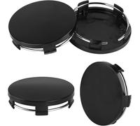 WANGAIDCE Radnabenkappen für Smart 451 453 Fortwo Forfour, ABS-Nabenkappen, Sportwagen, Einrast Befestigung, Rostfreies, Langlebiges Design, Verbessert das