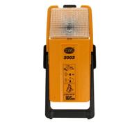 Hella Modell 3003 Warn- und Arbeitsleuchte mit Befestigungshalter orange, schwarz