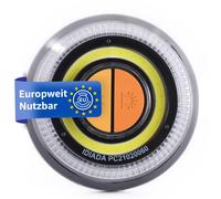Warnleuchte V16 EU Zulassung - zugelassenes Notlicht & Warndreieck IDIADA PC2102
