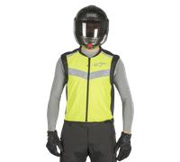 Warnweste Alpinestars Flare Schwarz/Fluo GelbS Schwarz,Fluo Gelb