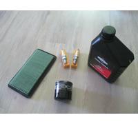 Wartungsset f Honda Motoren GCV520 530 Luftfilter Zündkerze Motoröl Ölfilter