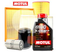 Wartungsset Filter + 5 L Öl Motul 5W30 Für BMW X4 F98 G02 xDrive 20d