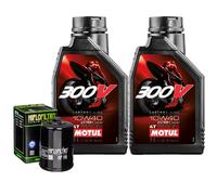 Wartungsset Öl Motul 300V 10W40 Für Polaris Side X Side 700 Ranger 2008-2009