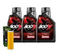 Wartungsset Öl Motul 300V 15W50 + Filter Für KTM 790 Adventure R Rally 2020