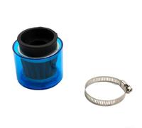 Waschbarer Luftfilter 45mm Stahl Gaze für Motorrad | Plastikabdeckung wasserdicht, verhindert Eindringen von Spritzwasser, schützt Vergaser, einfache Montage