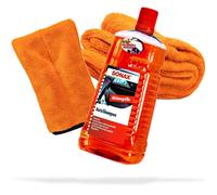 Waschset Auto SONAX Autoshampoo 2L + Handschuh + Microfaser Trockentuch XXL