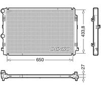 Wasserkühler DRM02044 DENSO für VW SKODA SEAT AUDI CUPRA