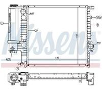 Nissens | Kühler, Motorkühlung | 60623A